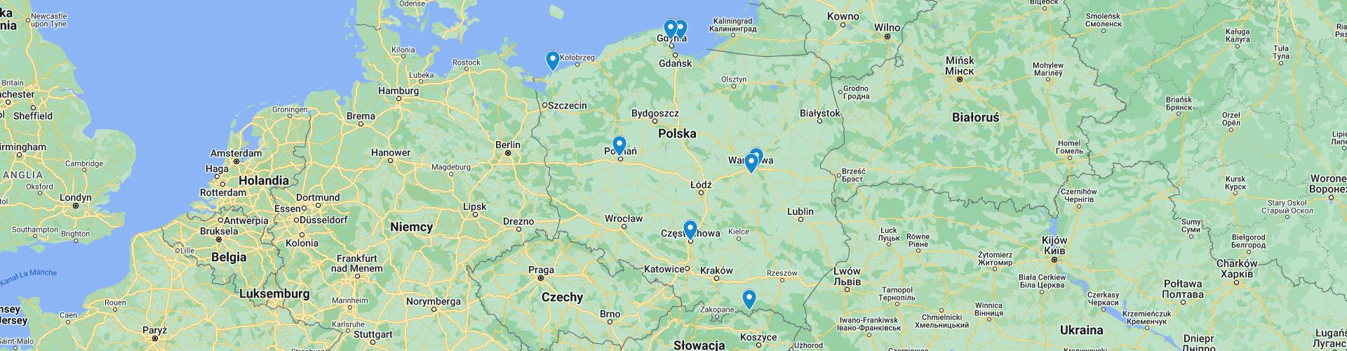 mapa inwestycji Pekabex